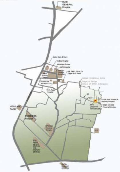  additiya-appartment Location Plan