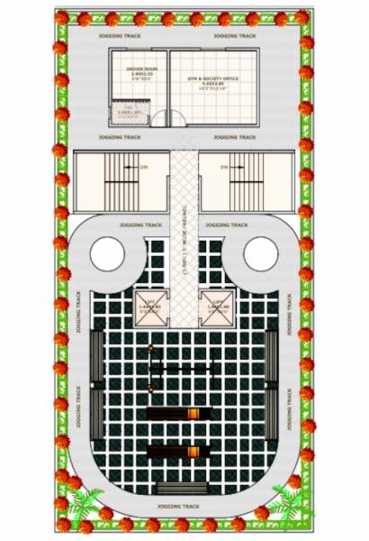  sankalp Sankalp Cluster Plan For Terrace Floor