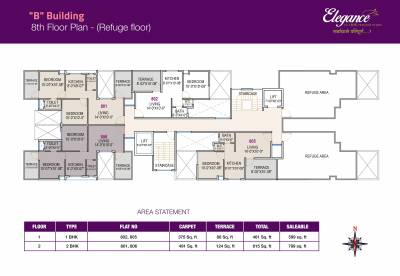  elegance Aksha Elegance C Wing Cluster Plan