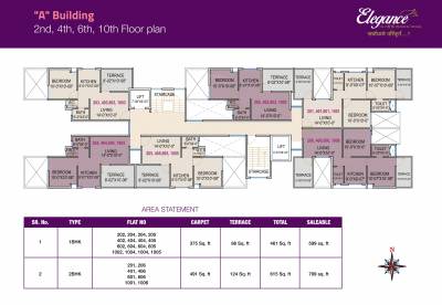  elegance Aksha Elegance C Wing Cluster Plan