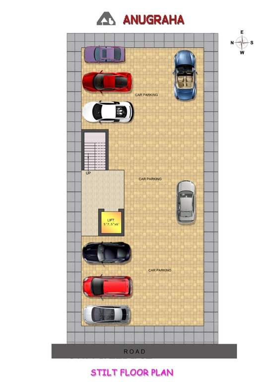  anugraha apartment Anugraha Apartment Cluster Plan for Ground Floor