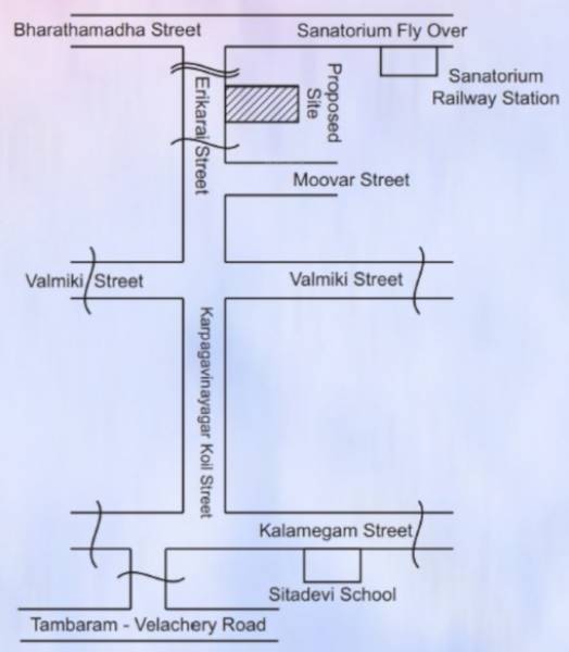  anugraha-apartment Location Plan