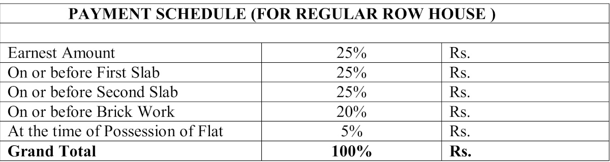 bhagwati-plaza Construction Linked Payment (CLP) Payment Plan
