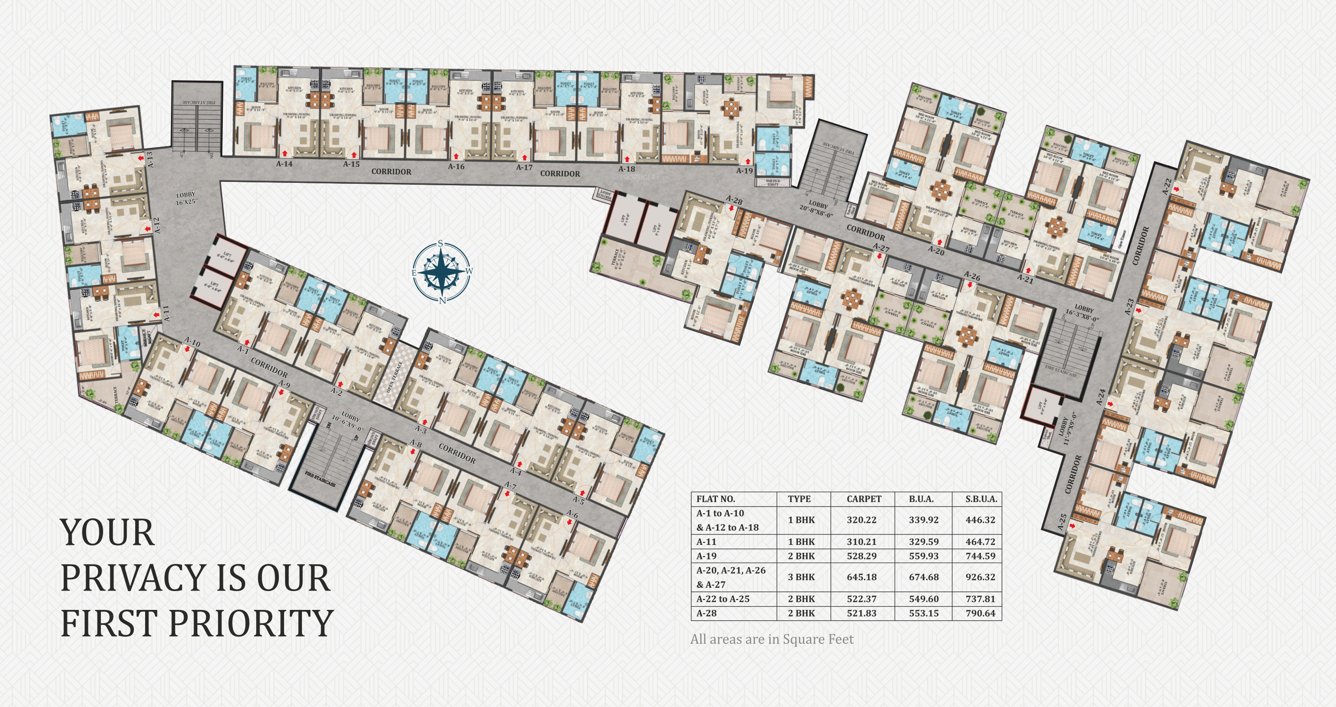  empire estate Tower 1 Cluster Plan