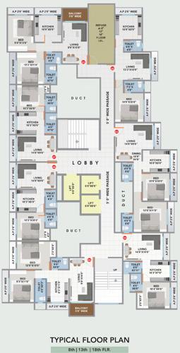  sk-heights SK Heights Cluster Plan from 8th, 13th And 18th Floor