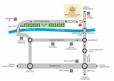  mangalam Location Plan