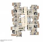  9-pbr Block C1 Cluster Plan For Even Floor