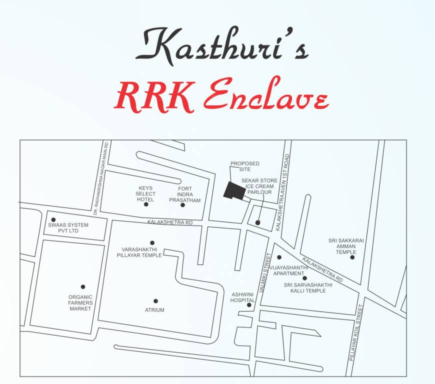  kasthuris rrk enclave Location Plan