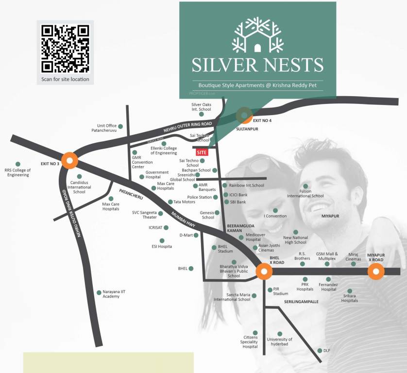  silver nests Location Plan
