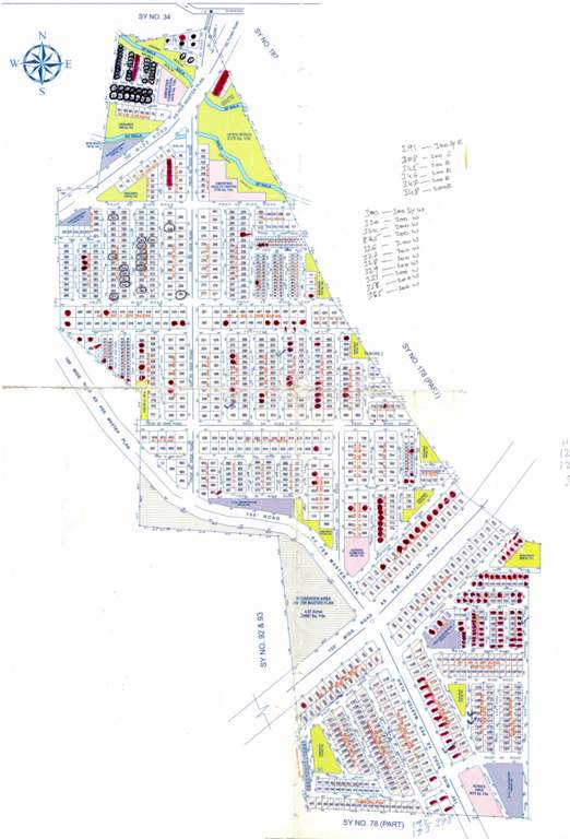  lakshmi my mahaa city Layout Plan
