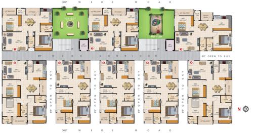  the-pearl-apartments The Pearl Apartments Cluster Plan
