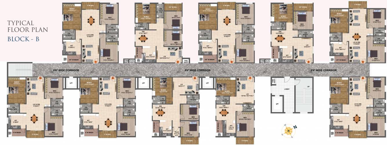  vajra s abode Block A Cluster Plan