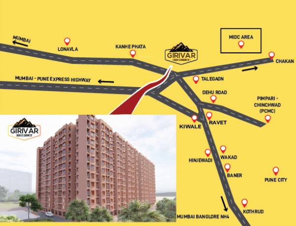  girivar-residency Location Plan