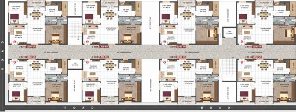  tmr-pride TMR Pride Cluster Plan For Typical Floor