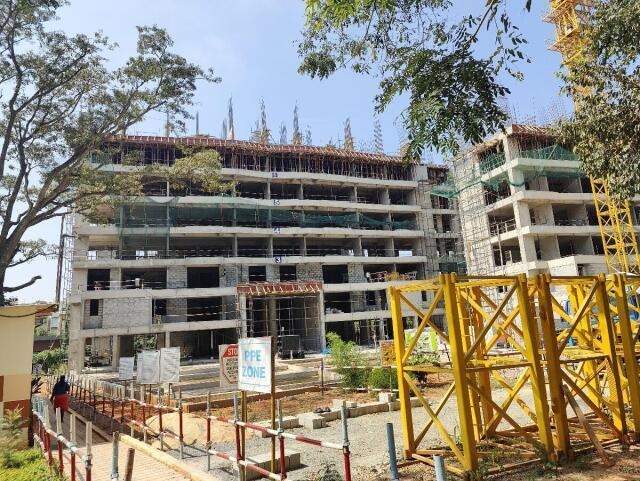 visista by vista spaces okas Construction Status Oct 23