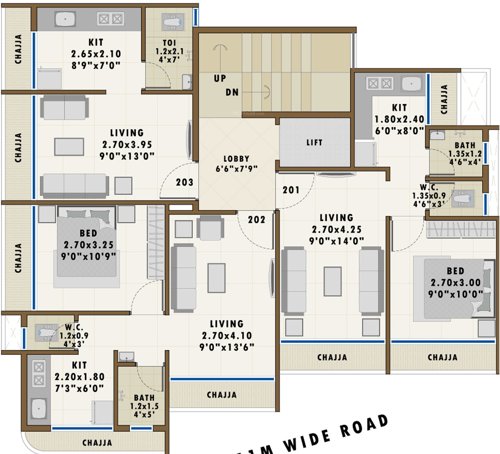  vaishnavi-arcade-phase-2 Vaishnavi Arcade Phase 2 Cluster Plan For 2nd Floor
