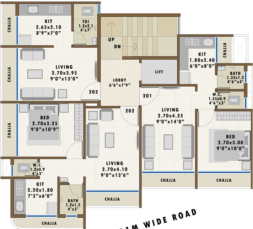  vaishnavi arcade phase 2 Vaishnavi Arcade Phase 2 Cluster Plan For 2nd Floor