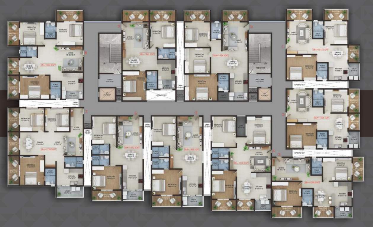 edge casero Green Edge Casero Cluster Plan For 3rd, 5Th, 7Th, 9Th & 11Th Floor