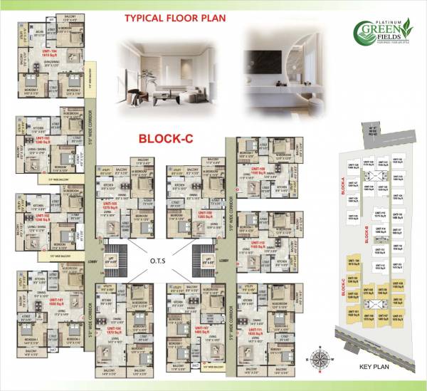  platinum-greenfields Block C Cluster Plan