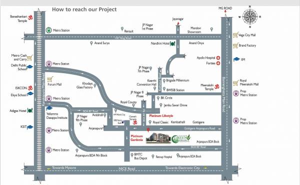  platinum-greenfields Location Plan