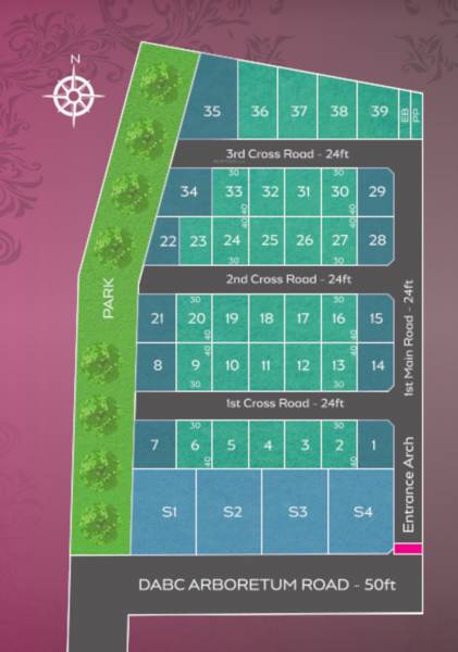  aksh-garden Layout Plan
