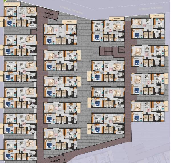 Block C Cluster Plan from 1st to 4th Floor gmc-aero-square Block C Cluster Plan from 1st to 4th Floor