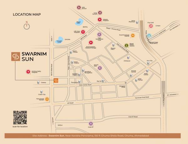  swarnim-sun Location Plan