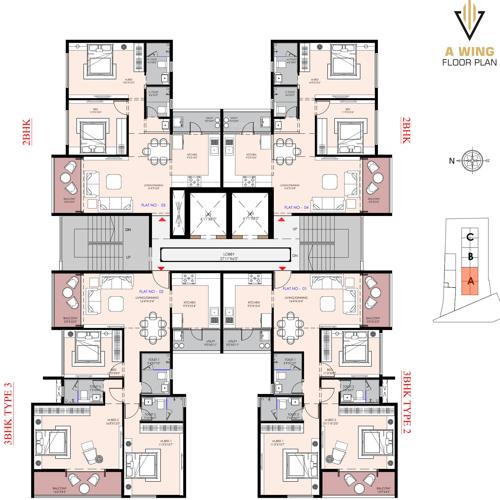  shivalik-synergy Shivalik Synergy A Wing Cluster Plan