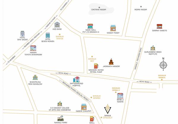  shivalik-synergy Location Plan