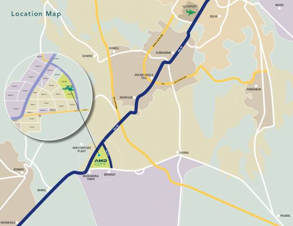 Location Plan lotus-green-city Location Plan