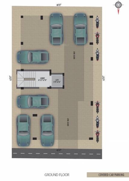  brundhavanam Brundhavanam Cluster Plan For Ground Floor