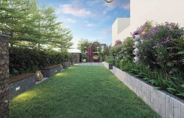  the pearl borivali rajmani chsl Terrace Garden