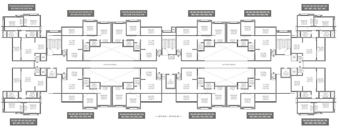  spring gardens phase ii Phase II Cluster Plan From 1st, 2nd, 3rd, 4th, 5th, 6th, 7th, 9th, 10th, 11th, 12th & 14th Floor