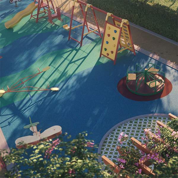 green estate Children's play area