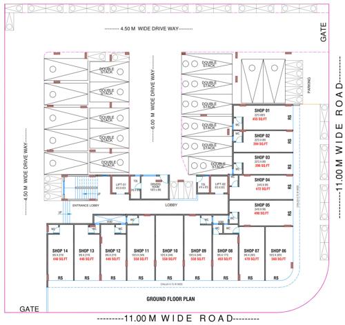  aayushi-garden Aayushi Garden Cluster Plan for ground Floor