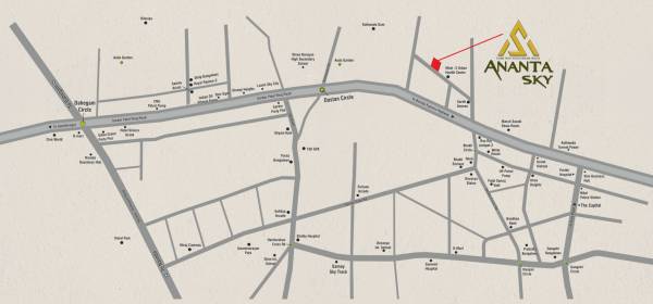  ananta-sky Location Plan