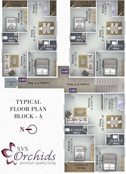  orchids SVS Orchids Cluster Plan For Block A
