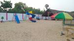 Children's play area sunday-beach Children's play area