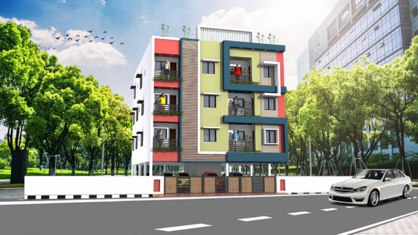 sai-sparkle-apartment Elevation