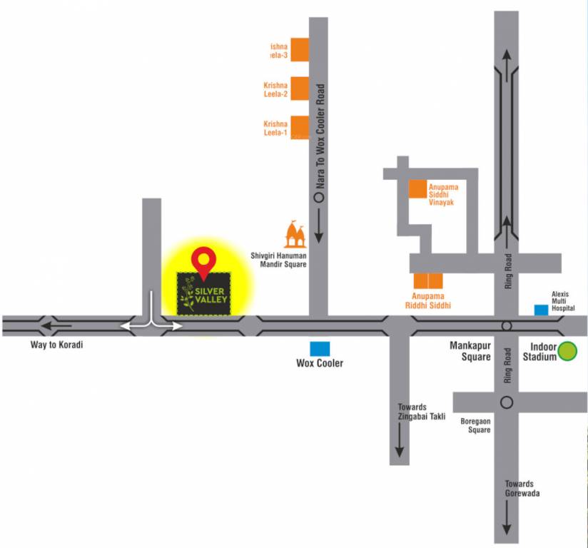 anupama silver valley Location Plan