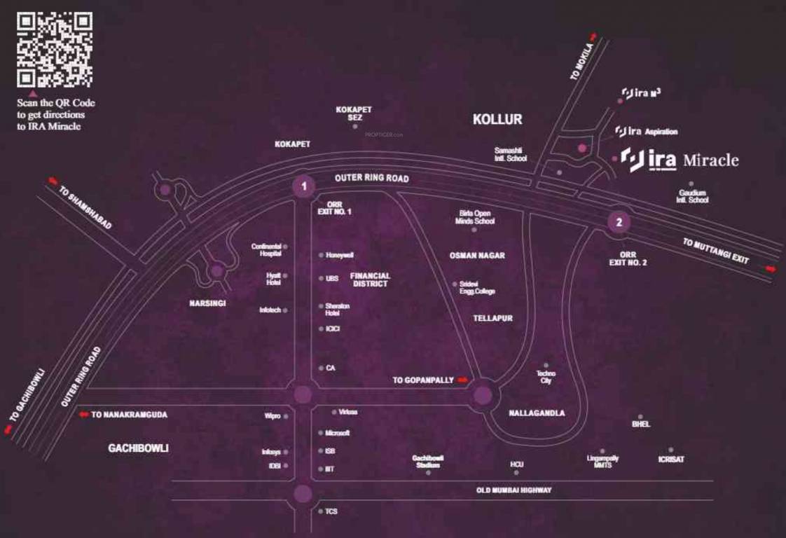  miracle Location Plan