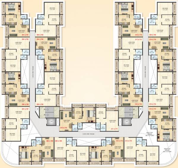  paradise Paradise Cluster Plan For 2nd To Typical