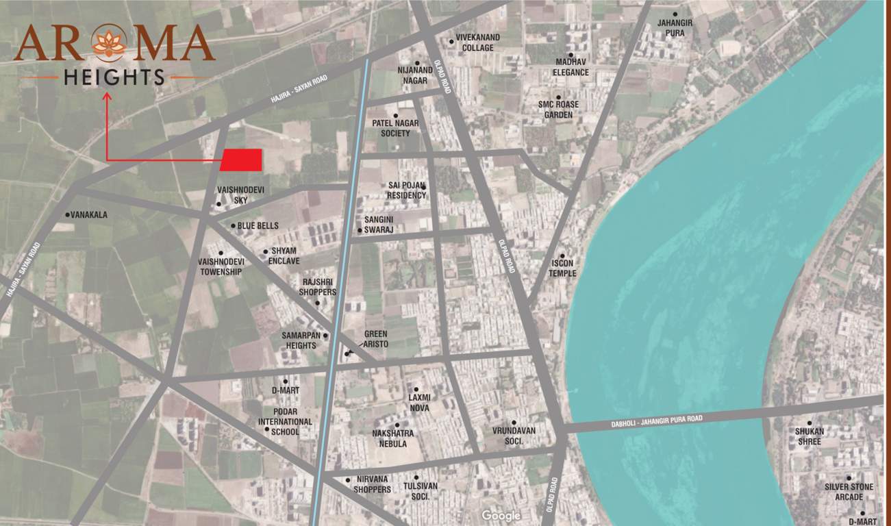  aroma heights Location Plan