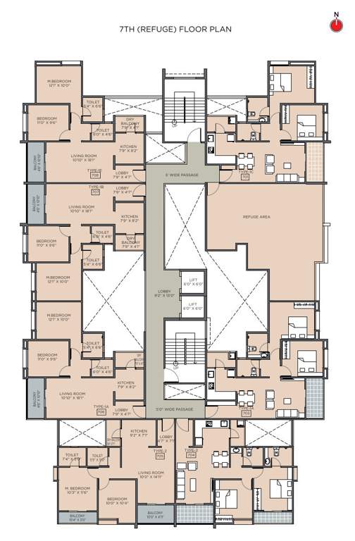  indrayani vatika f building F Building Cluster Plan