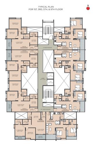  indrayani-vatika-f-building F Building Cluster Plan