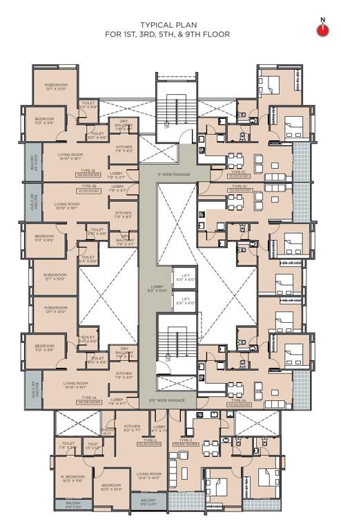  indrayani vatika f building F Building Cluster Plan
