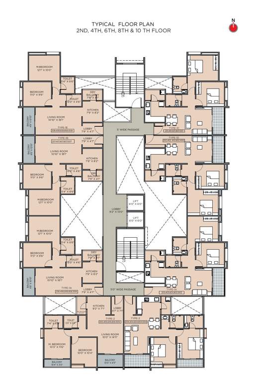  indrayani vatika f building F Building Cluster Plan