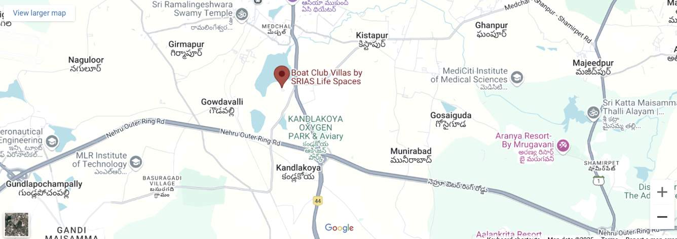 the boat club Location Plan