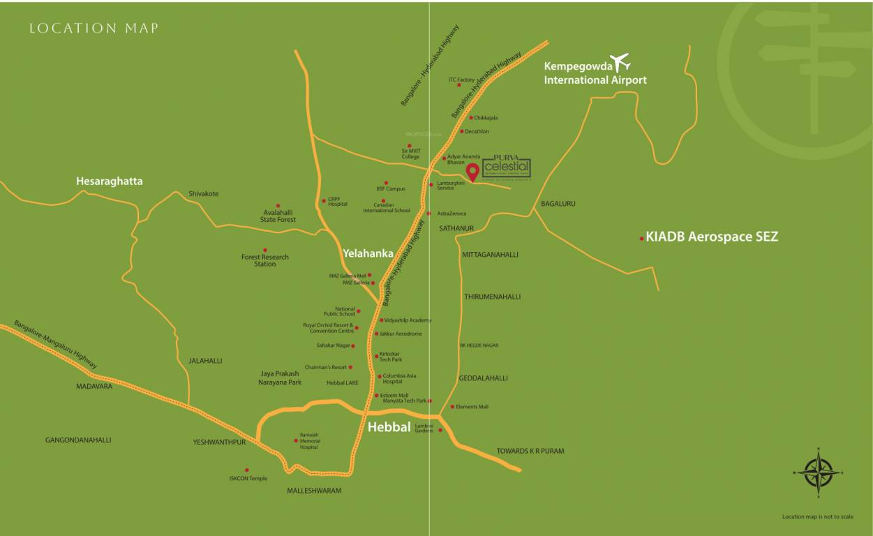  purva celestial Location Plan