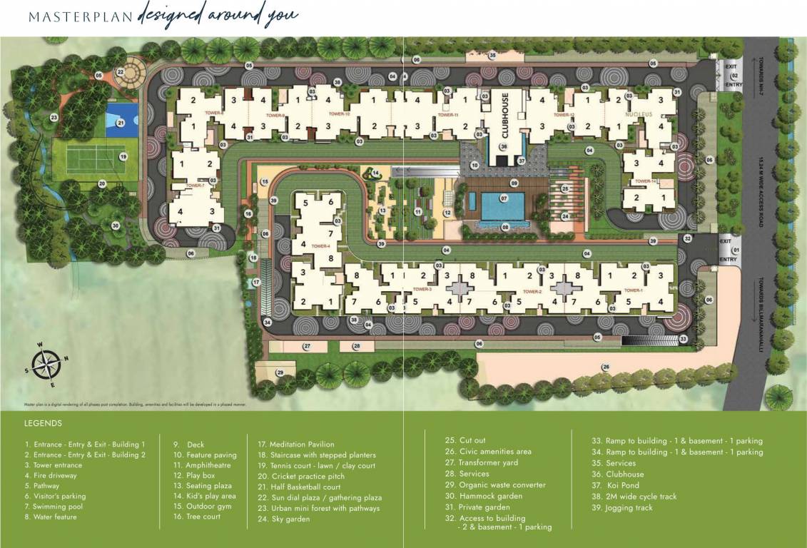  purva celestial Master Plan